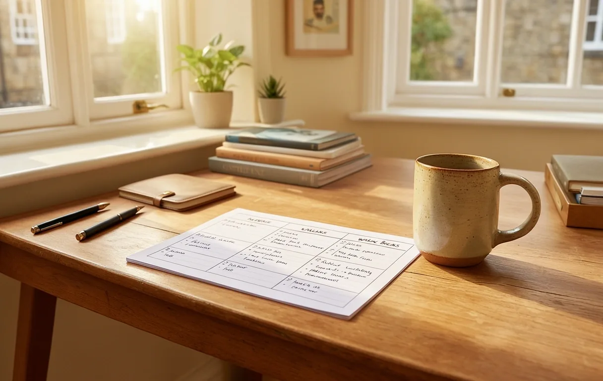 One-on-one consultation preparation